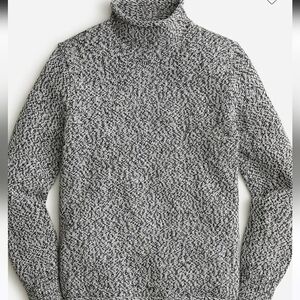 J. Crew Marled Cotton Rollneck Sweater Size Medium